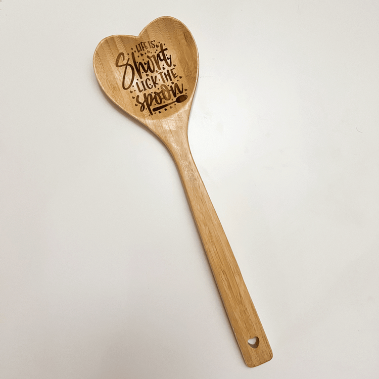 Lick the Spoon Wooden Spoon
