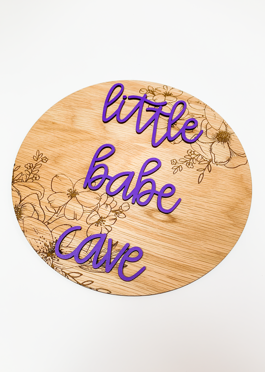 Little Babe Cave Sign