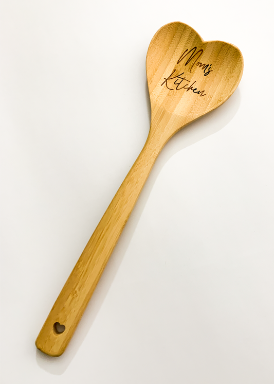 Mom's Kitchen Wooden Spoon
