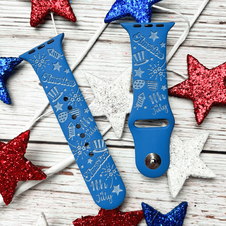 4th of July Watch Band
