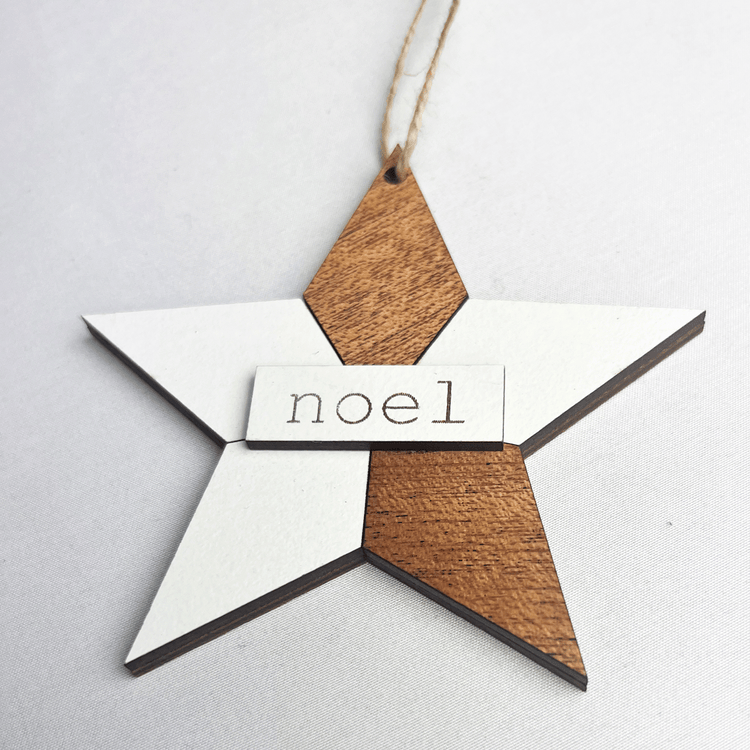 Quilted Star Ornament