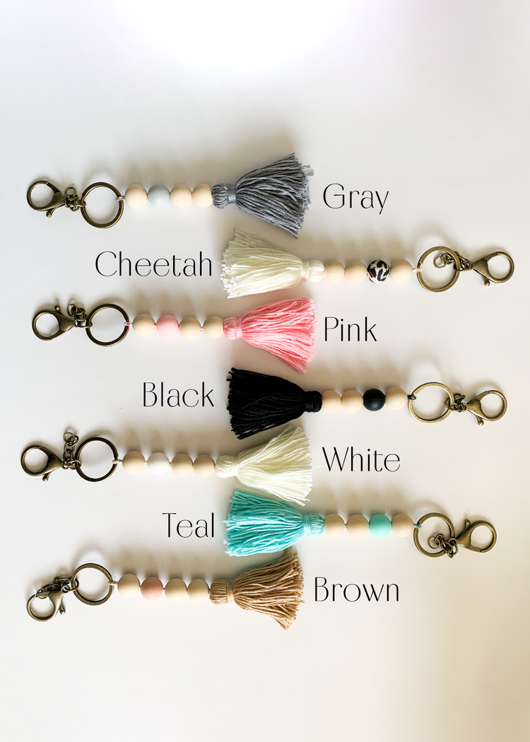 Customizable Tassel Keychain