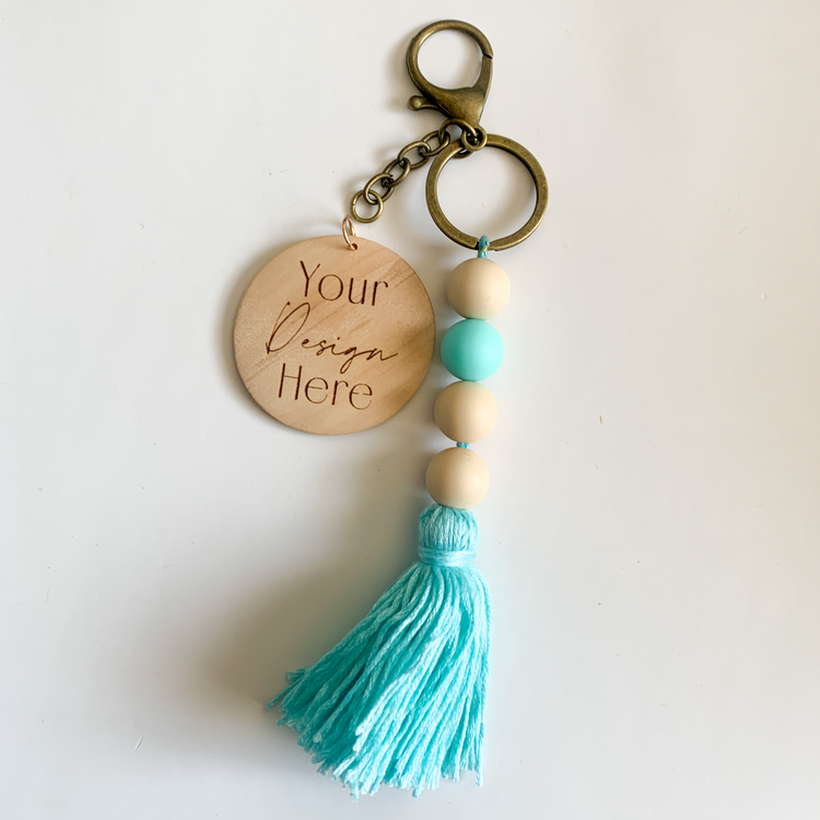 Customizable Tassel Keychain