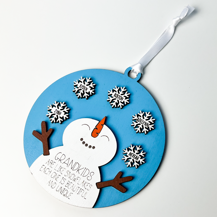 Grandkids are like Snowflakes Ornament