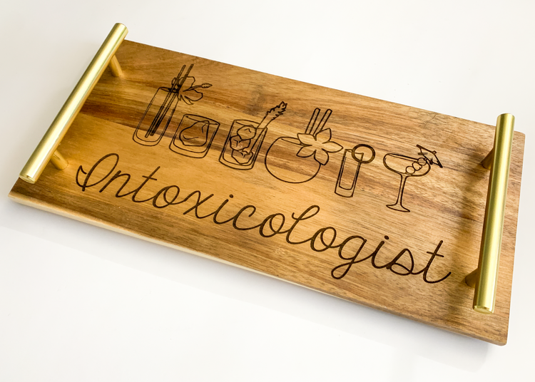 Intoxicologist Serving Tray