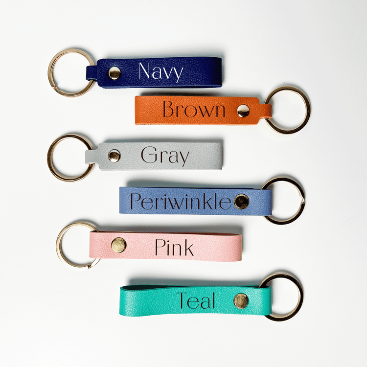Word of the Year Leather Keychain