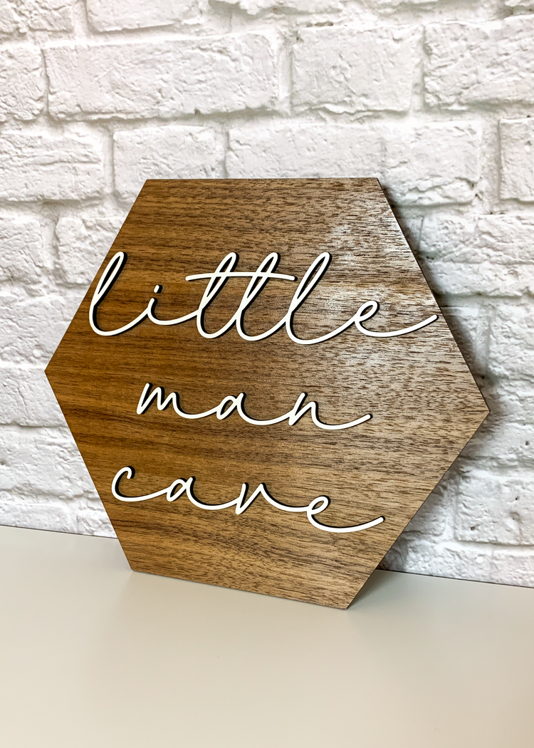 Little Man Cave Sign