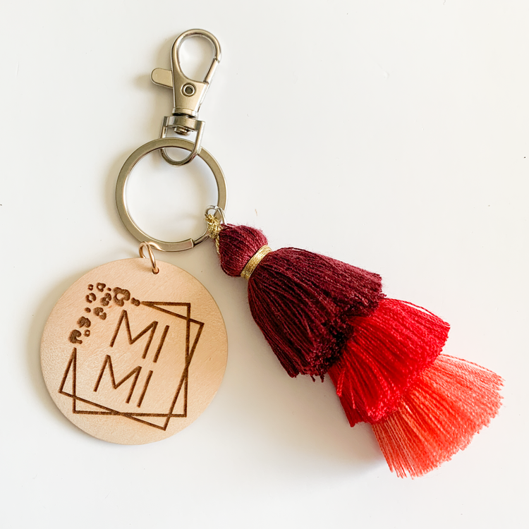 Mimi Jellyfish Tassel Keychain