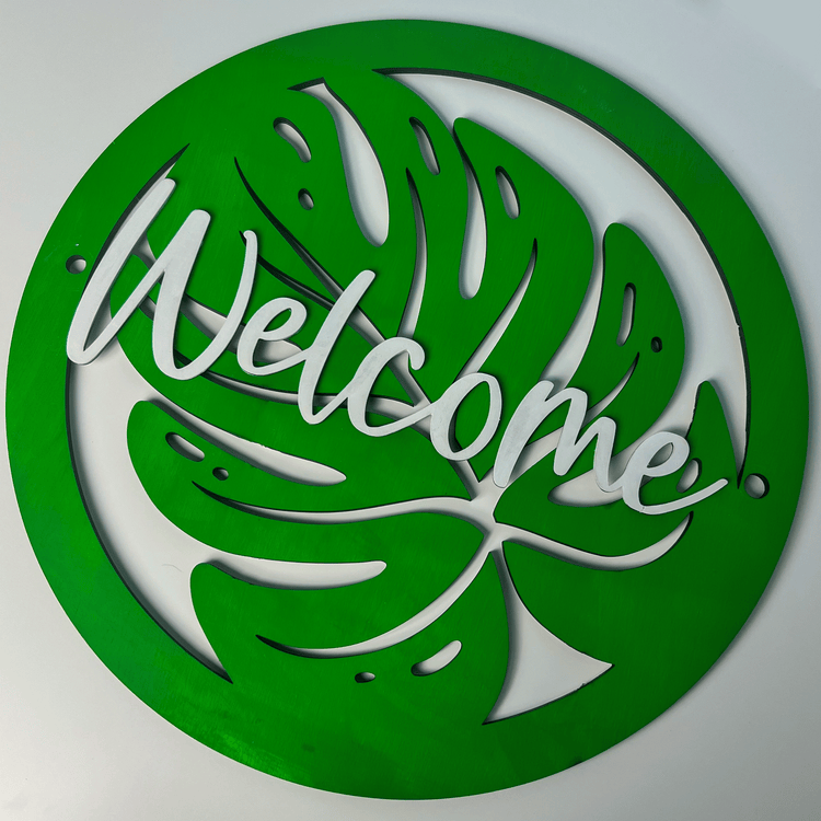 Standoff Sign - Tropical Welcome